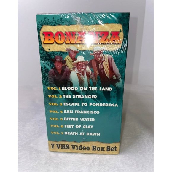 Bonanza 7 VHS Box Set Volume 1-7 New - Picture 3 of 4